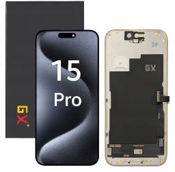 WYŚWIETLACZ EKRAN LCD DO APPLE IPHONE 15 PRO GX OLED A2848 A3101 A3102