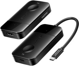System przekazu sygnału AV Vention Bezprzewodowy transmiter HDMI 4K 30Hz czarny (ADOBB)