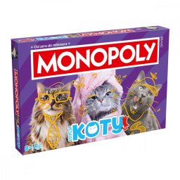 Winning Moves Gra Monopoly Koty 2025