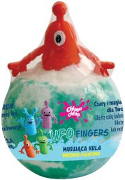 Chlapu Chlap CHLAPU CHLAP Wirowo Pianowa Musująca Kula do kąpieli Ufo Fingers - zapach pomarańczy