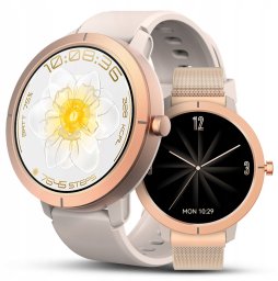 SMARTWATCH DAMSKI Z GPS POLSKIE MENU AMOLED ROZMOWY PULS SPORT WODOODPORNY