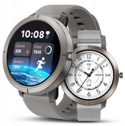 SMARTWATCH DAMSKI Z GPS MENU PL ROZMOWY PULS SPORT WODOODPORNY SMART WATCH