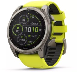 Zegarek sportowy Garmin Fenix 8 Solar Sapphire Żółty  (010-02907-21)