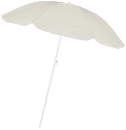 Parasol plażowy z pokrowcem, składany parasol do ogrodu, beżowy UNIWERSALNY