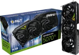Karta graficzna Palit GeForce RTX 5070 Ti GamingPro-S 16GB GDDR7 DLSS4 (NE7507T019T2-GB2031U)