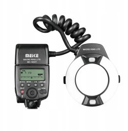 Lampa Błyskowa Led Ttl Do Makro Makrofotografii Do Nikon / Meike Mk-14ext-n