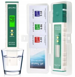 PrimeGarden MIERNIK PH WODY Z PRZYCISKAMI ZIELONY pH-2Pro