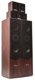 Zestaw kolumn kina domowego Fenton 5.0 Orzech one size