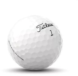 Lakeballs Titleist PROV1 model 2021-22, używane piłki do golfa, (1 szt) kat. A