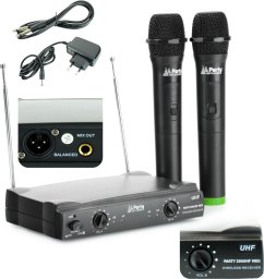 Bezprzewodowy zestaw 2x mikrofon PARTY-200UHF-MKII one size