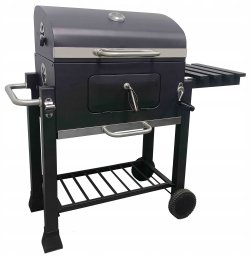 4iQ Group Duży Grill węglowy żeliwny ruszt 113,5x50x107 cm