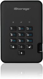 Dysk zewnętrzny HDD iStorage diskAshur2 4TB Czarny (IS-DA2-256-4000-B)