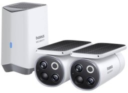 Kamera IP Baseus Kamera zewnętrzna Baseus S1 Pro 3K Dual (biała)