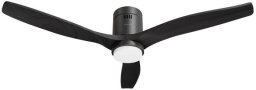 Wentylator Avanca International BV Hombli smarter Deckenventilator mit Licht, Black & Black Wood