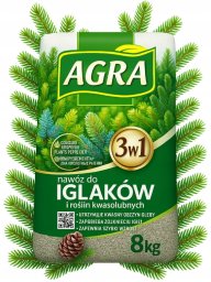 Agrecol Granulat do iglaków 8kg do roślin iglastych