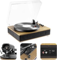 Gramofon Fenton Gramofon RP162LW HQ BT jasne drewno one size