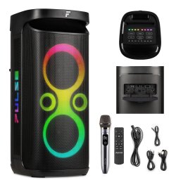 Głośnik Fenton Głośnik imprezowy boombox LED Pulse130 one size