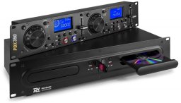 Odtwarzacz CD Power Dynamics Podwójny odtwarzacz CD MP3 USB PDX350 one size