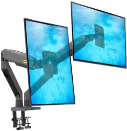 North Bayou Uchwyt biurkowy na 2 monitory 22" - 32" (G75)