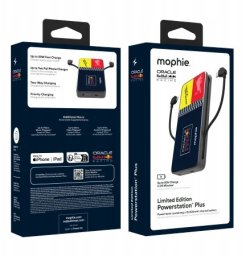 Powerbank Mophie Powerbank Mophie Powerstation Plus 10K Red Bull Racing 10000mAh z wbudowanym kablem USB-C oraz Lightning