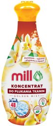 Płyn do płukania Clovin MILL Koncentrat do płukania tkanin GOLDEN MIST 1,3L 48 płukań (opak.zb 9 szt.)