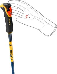 LEKI KIJE 3D SPITFIRE blue 120