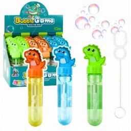 LeanToys Bańki Mydlane Dinozaur 3 Otwory Do Baniek Mix Kolorów 30ml