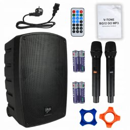 V-TONE BQ12 GO MP3 kolumna aktywna akumulatorowa c