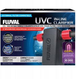 Fluval Sterylizator UVC In-Line Clarifier, 16x14x6,5cm, 3W, max. 400L