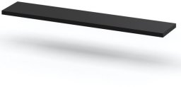 Półka Wisząca Ścienna Na Książki Dla Dzieci Czarna Hugo 80cm Nowoczesny