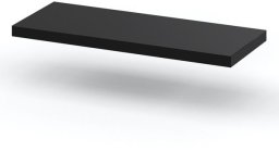 Hurtownia-Mebli Półka Wisząca Ścienna Na Książki Dla Dzieci Czarna Hugo 40cm Loft Na Kwiaty