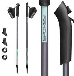 Kije Nordic Walking teleskopowe Spokey CLOUD