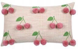 Bertoni-arco Poduszka ozdobna w wiśnie, CHERRIES, 30 x 50 cm