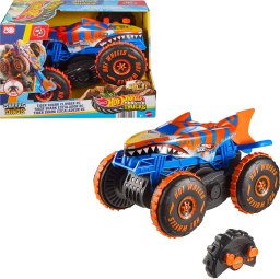 Mattel Hot Wheels Monster Trucks RC Tiger Shark Wspinacz 1:15 Pojazd zdalnie sterowany JFR39