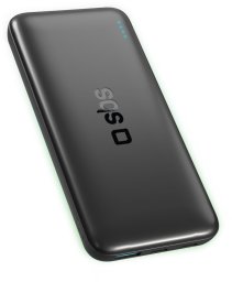 Powerbank SBS Infinity 20000mAh 10W LiFePo₄ USB-A USB-C - czarny