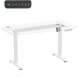 Biurko Ergo Office ER-400 Białe 112 cm x 50 cm