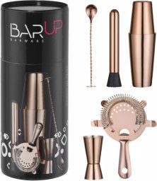 Zestaw barmański w tubie shaker jigger sitko muddler łyżka - miedziany Bar Up