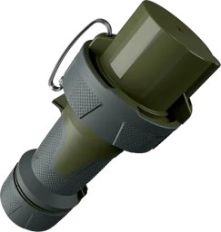 Tradelectra Wtyczka siłowa 5P 125A   24970  Plug PowerTOP Xtra TM wojskowa Mennekes