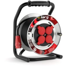 Przedł.BĘBNOWY KERG 3G2.5 20M CZARNY H05RRF STANDARD guma EPR