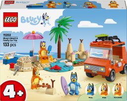 LEGO Bluey Blue i rodzinna wycieczka samochodem (11202)