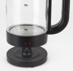 JATA HA702, 1.2 L, 1500 W, Black, Transparent, Glass, Overheat protection, Cordless