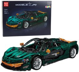 LeanToys Klocki Konstrukcyjne Samochód Sportowy Zielony 1:8 P1 3268el LEAN Toys