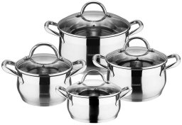 Blaumann Zestaw Garnków Stalowych 8 Elem. Gourmet Line Bg-6523