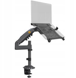 North Bayou H100-FP Ergonomiczny uchwyt biurkowy do laptopa / monitora Regulacja 3D