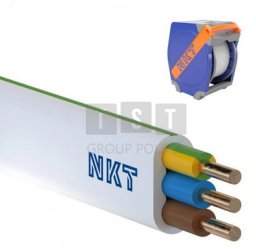NKT Cables 172152002Q0550 Przewód NKT instal PLUS YDYp 3x2,5 żo 450/750V QADDY 550m