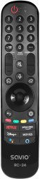 Pilot RTV Savio SAVIO PILOT UNIWERSALNY/ZAMIENNIK DO TV LG - SMART TV RC-24