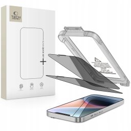 Szkło prywatyzujące Tech-Protect Quick Set Spy+ do Apple iPhone 13 / 13 Pro / 14 / 16e Privacy [2 PACK]