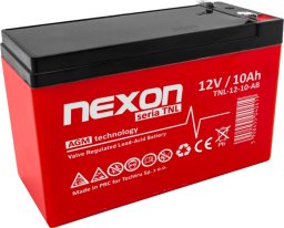 Nexon Akumulator żelowy AGM 12V 10Ah Long Life (12l) - głębokiego rozładowania i pracy cyklicznej