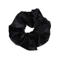 SISTER YOUNG_Lilu satynowa gumka do włosów scrunchie Black