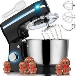 Robot planetarny Retoo Robot planetarny mikser 3w1 hak trzepaczka mieszadło 6 poziomów misa 6 l 3200 W RETOO